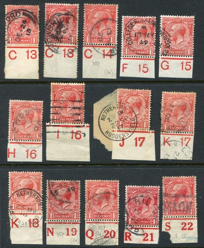 Kgv 1912 sg - sg, 357/361