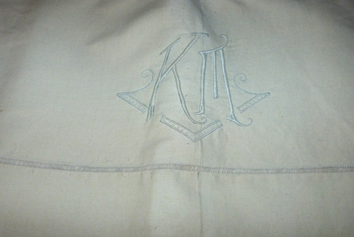 Vintage french monogrammed k - vintage,