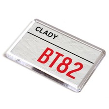 FRIDGE MAGNET - Clady BT82 -
