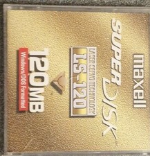 Maxell super disk LS-120 120mb