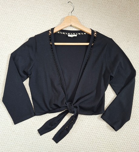 2000s black tie front bolero
