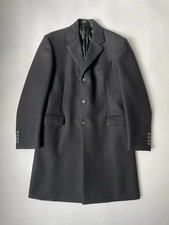 Prada A/W 09 Brushed Wool Overcoat 50 Navy