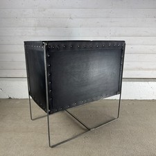 Vintage Retro Steel Framed Vinyl Record Storage Rack