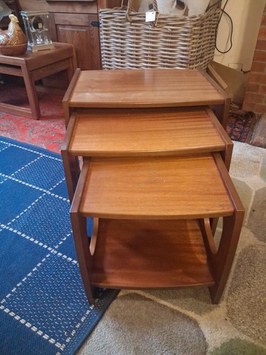 Vintage nest wood tables - nest,