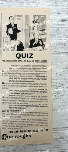 Burroughs adding machine ltd - machine,