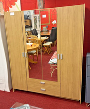 Four Door Mirrored Wardrobe (3711)