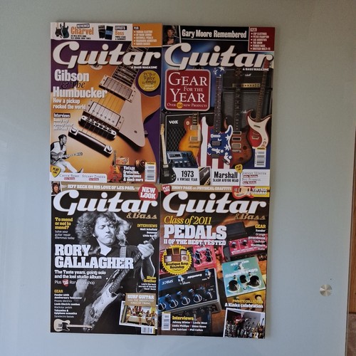 Guitar and bass magazines - and,