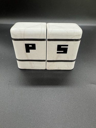 Art deco white - salt, &