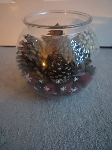 Plastic snowflake bowl - snowflake,