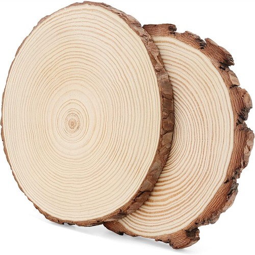Natural wood slices 20cm - wood,