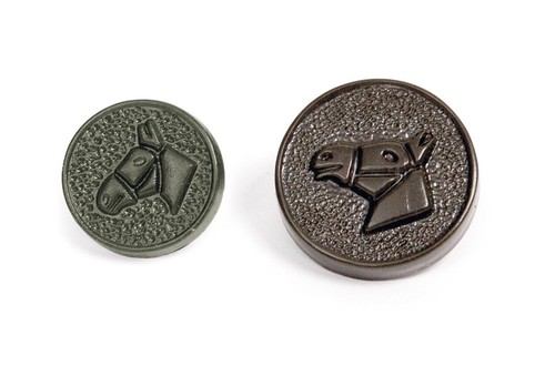 Shires spare horsehead button - spare,