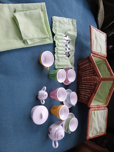 Vintage children toy tea - vintage,