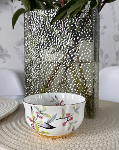 Windsor april floral - floral, bone