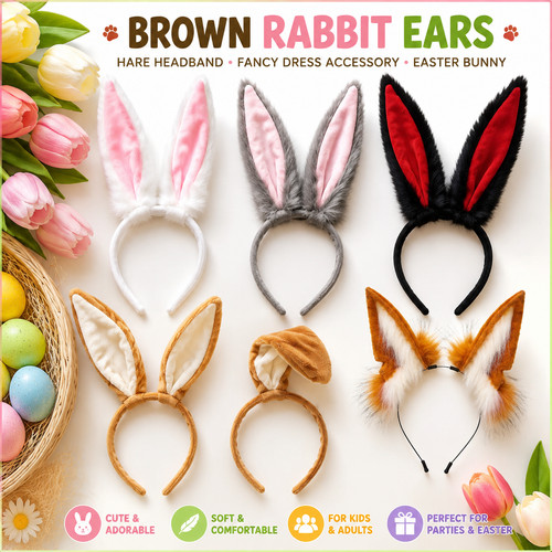 Rabbit ears headband fancy - rabbit,