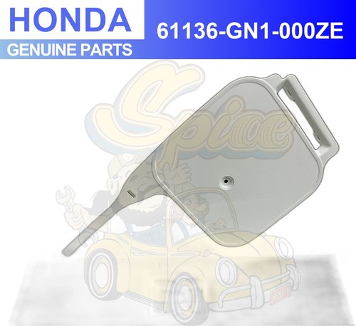 Honda white front number plate - number,