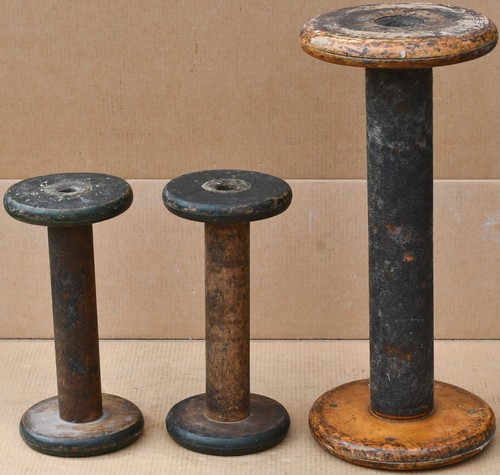 Large old wooden cotton or - large,