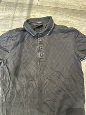 Hugo Boss Men's Navy Blue Polo T-Shirt Size Medium