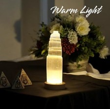 Selenite Crystal Lamp by Avon