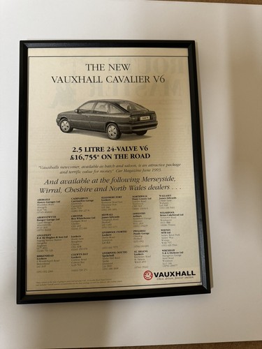 Framed original mk3 vauxhall - original,