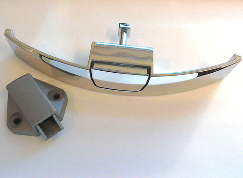 Chrome cupboard door - door, drawer