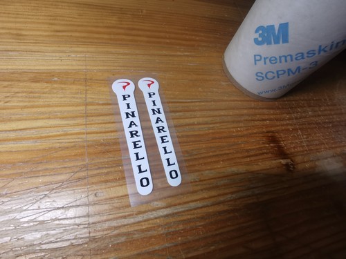 Pinarello fork vinyl decal