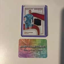 England JORDAN PICKFORD MATCH WORN GLOVE PATCH 93/99 - 2023/24 PANINI IMMACULATE
