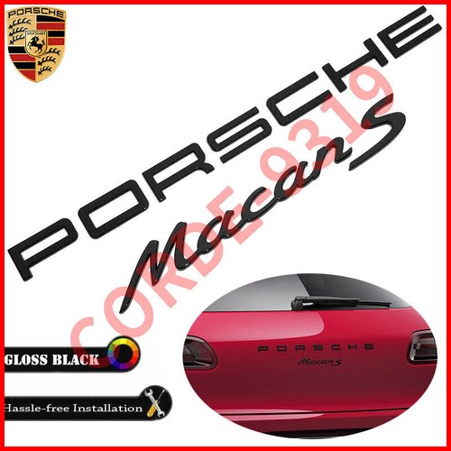 Gloss black porsche macan - gloss, s