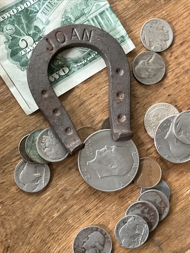 Old iron horseshoe - iron,