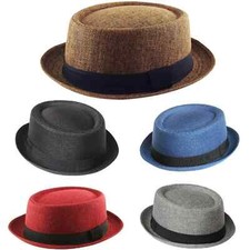 Pork Pie Men's Hat  Texture