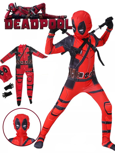 Deadpool costume cosplay kids - deadpool,