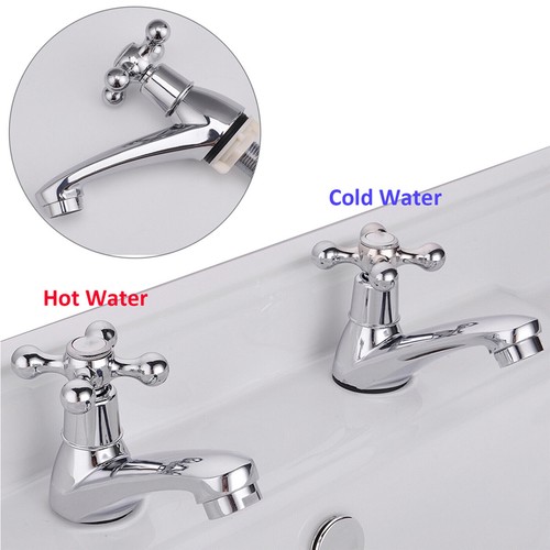 Twin taps set hot - set,