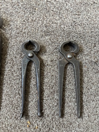Vintage pincer nippers - vintage, nail