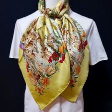 RARE VINTAGE HERMES Silk Scarf