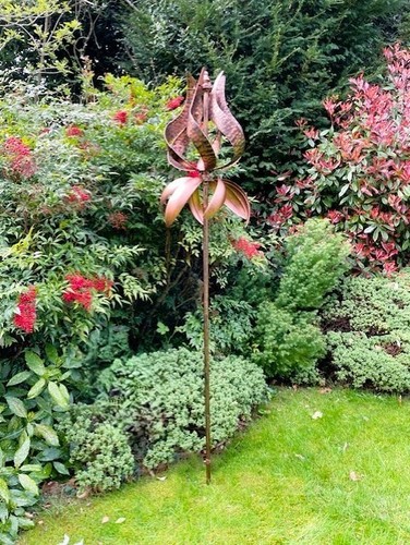 Fern wind spinner bronze large - fern,