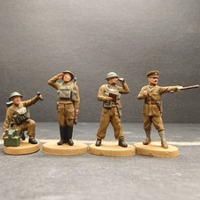 1/72 Painted 4-persons British Soldier Headquarters Military For Car Vehicles
