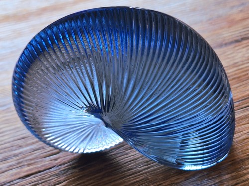 Baccarat crystal blue nautilus - crystal,