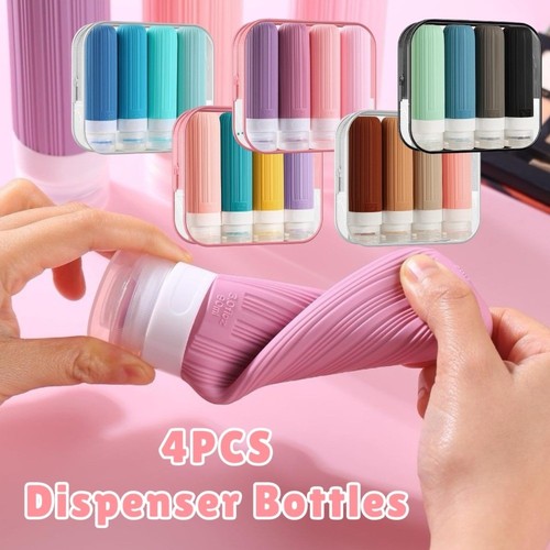 Silicone travel dispenser set - dispenser,