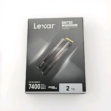 2TB Lexar NM790 SSD M.2 2280 Gen4 Solid State Drive with Heatsink PS5 Compatible