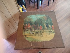 Vintage Walnut Card Game Table