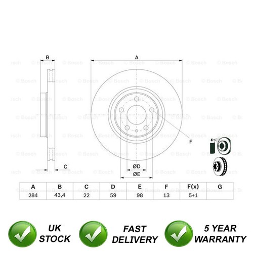 Brake disc front - disc, sjr