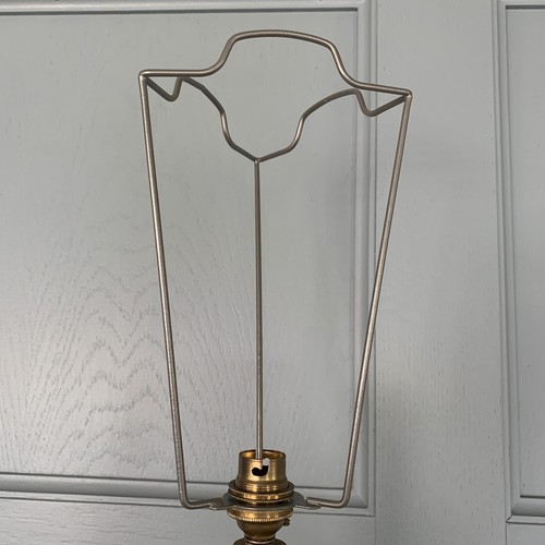 Pewter shade carrier - , 8”