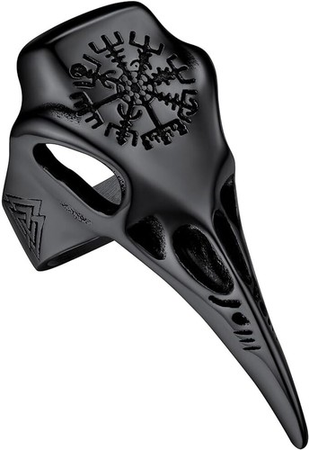 Faithheart viking raven ring - viking,