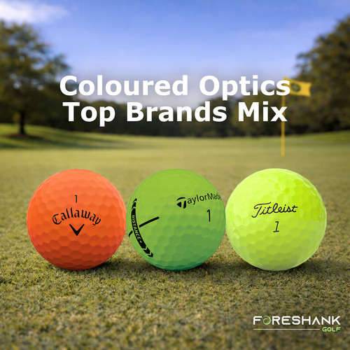 Coloured optics used golf - coloured,
