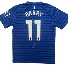 THIERNO BARRY SIGNED 2025/26 EVERTON HOME SHIRT WITH PROOF