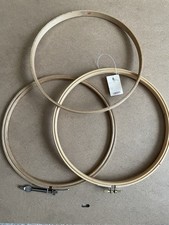 Vintage Embroidery Hoops X2