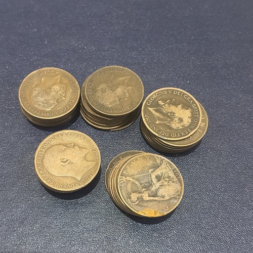 C919 old penny coins - c919,