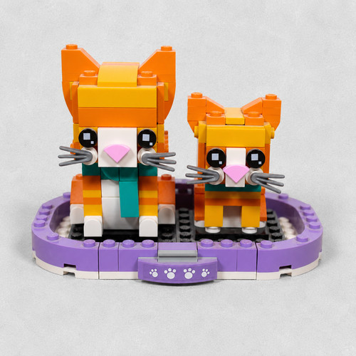 Lego brickheadz ginger tabby - ginger,
