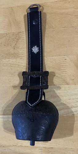 Vintage swiss cow bell with - swiss,