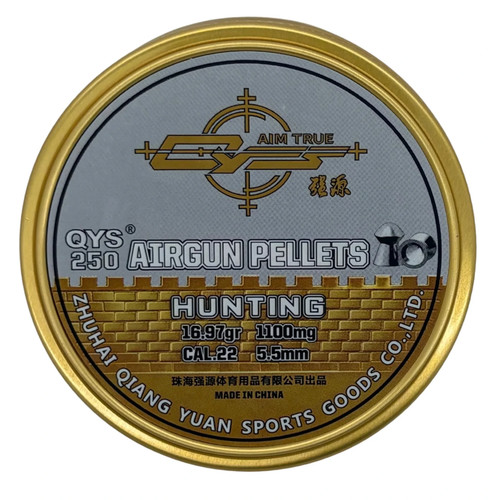 Qys pellets 16 97gr - .22, 16.97gr