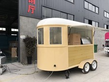 Vintage Cream Food Trailer |